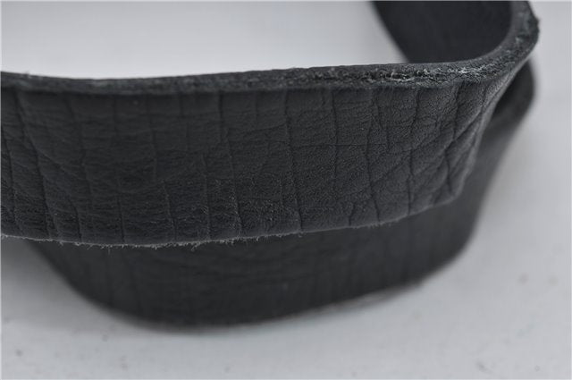 Authentic GUCCI Shoulder Tote Hand Bag GG Canvas Leather 106251 Black 0627E