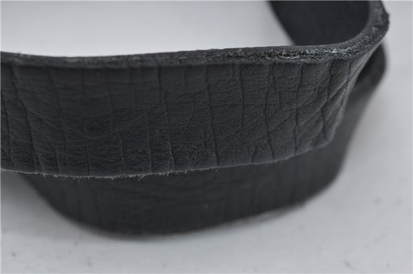 Authentic GUCCI Shoulder Tote Hand Bag GG Canvas Leather 106251 Black 0627E