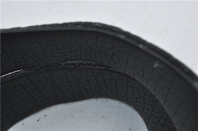 Authentic GUCCI Shoulder Tote Hand Bag GG Canvas Leather 106251 Black 0627E