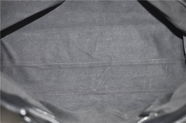 Authentic GUCCI Shoulder Tote Hand Bag GG Canvas Leather 106251 Black 0627E