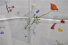 Authentic HERMES Carre 90 Scarf "Des fleurs pour le dire" Silk Light Blue 0628D