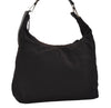 Authentic GUCCI Vintage Shoulder Hand Bag Nylon Leather Brown 0629I