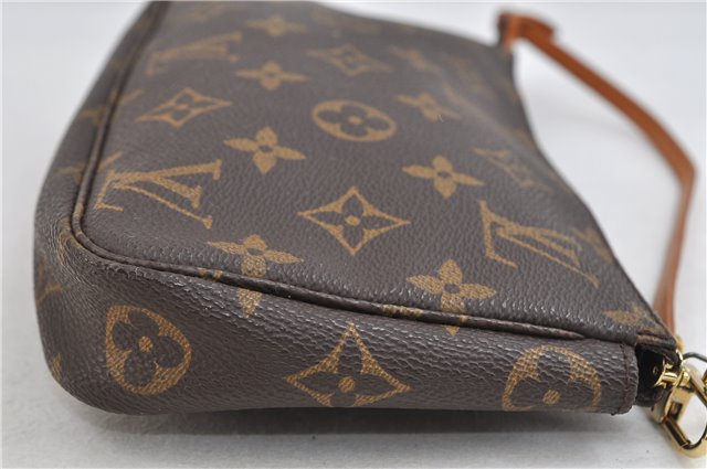 Authentic Louis Vuitton Monogram Pochette Accessoires Pouch M51980 LV 0631D