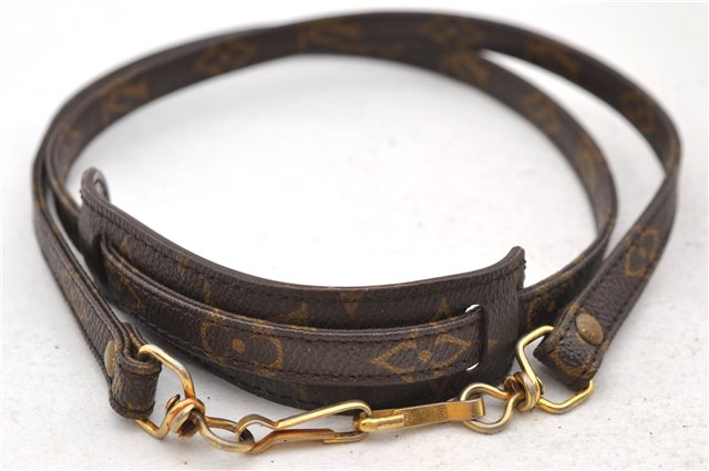 Authentic Louis Vuitton Monogram Brown Shoulder Strap Old Model 46.5