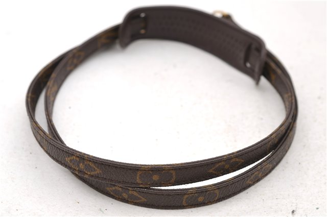 Authentic Louis Vuitton Monogram Brown Shoulder Strap Old Model 46.5