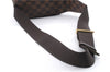 Authentic Louis Vuitton Damier Geronimos Waist Bum Waist bag N51994 LV 0636D