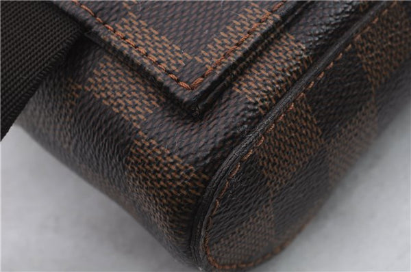 Authentic Louis Vuitton Damier Geronimos Waist Bum Waist bag N51994 LV 0636D