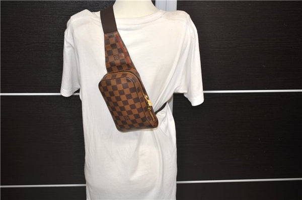 Authentic Louis Vuitton Damier Geronimos Waist Bum Waist bag N51994 LV 0636D