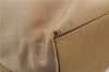 Authentic Christian Dior Maris Pearl Hand Bag Purse Nylon Beige CD 0638D