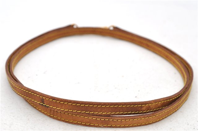 Authentic Louis Vuitton Leather Shoulder Strap Beige 48