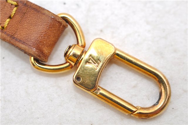 Authentic Louis Vuitton Leather Shoulder Strap Beige 48