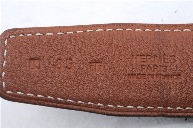Authentic HERMES Constance Ladies Leather Belt Size 85cm 33.5