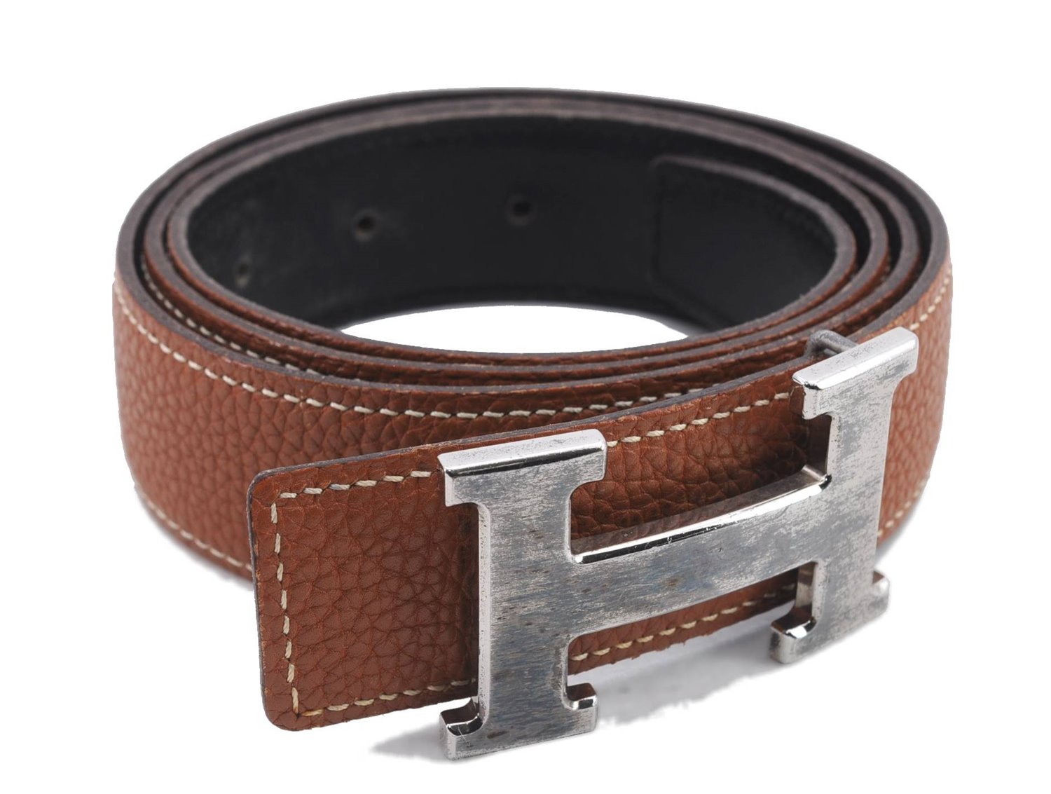 Authentic HERMES Constance Ladies Leather Belt Size 90cm 35.4