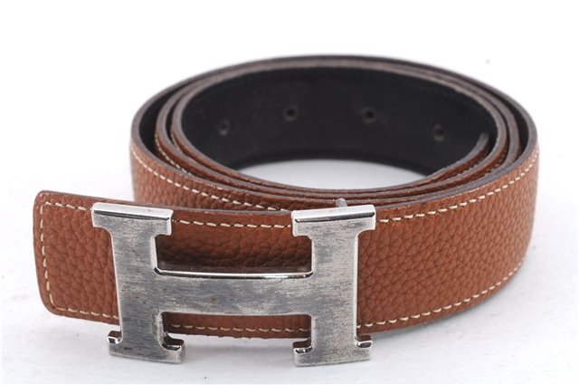 Authentic HERMES Constance Ladies Leather Belt Size 90cm 35.4