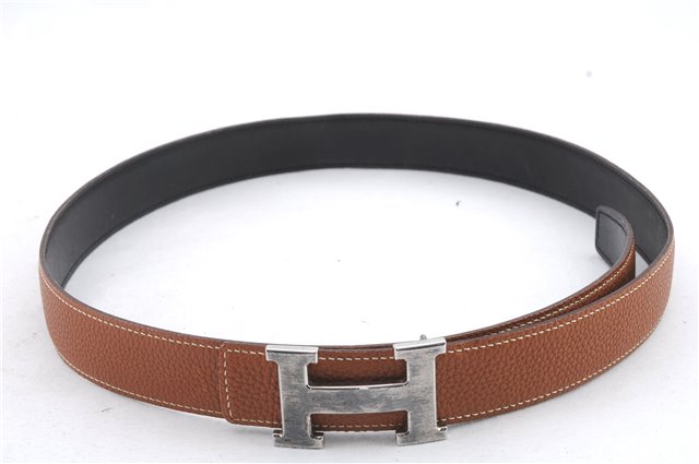 Authentic HERMES Constance Ladies Leather Belt Size 90cm 35.4