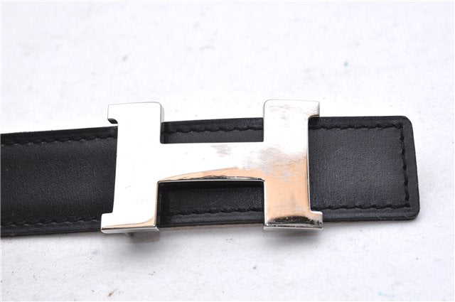 Auth HERMES Mini Constance Ladies Leather Belt Size 65cm 25.6