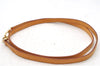 Authentic Louis Vuitton Leather Shoulder Strap Beige 46.9" LV 0654D