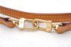 Authentic Louis Vuitton Leather Shoulder Strap Beige 46.9" LV 0654D