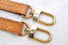 Authentic Louis Vuitton Leather Shoulder Strap Beige 46.9" LV 0654D