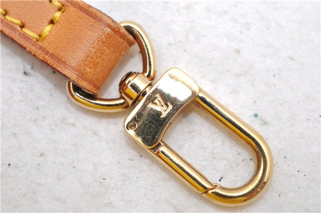 Authentic Louis Vuitton Leather Shoulder Strap Beige 46.9