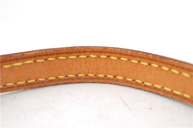 Authentic Louis Vuitton Leather Shoulder Strap Beige 46.9