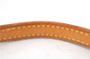Authentic Louis Vuitton Leather Shoulder Strap Beige 46.9" LV 0654D