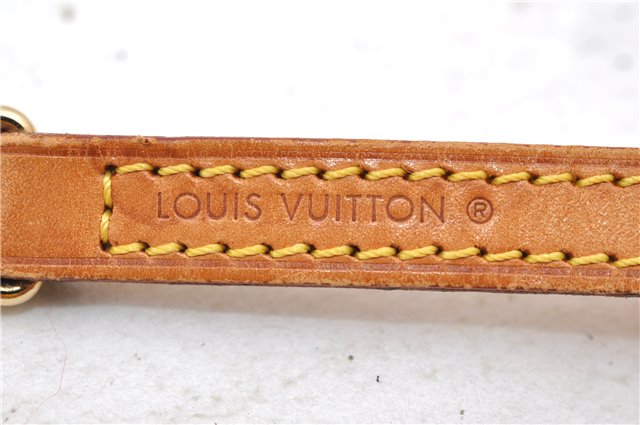 Authentic Louis Vuitton Leather Shoulder Strap Beige 46.9