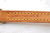Authentic Louis Vuitton Leather Shoulder Strap Beige 46.9" LV 0654D