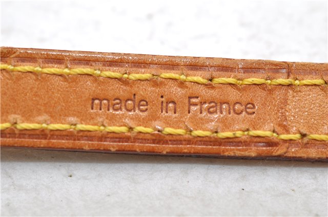 Authentic Louis Vuitton Leather Shoulder Strap Beige 46.9