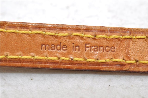 Authentic Louis Vuitton Leather Shoulder Strap Beige 46.9" LV 0654D
