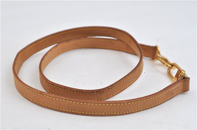 Authentic Louis Vuitton Leather Shoulder Strap Beige 39