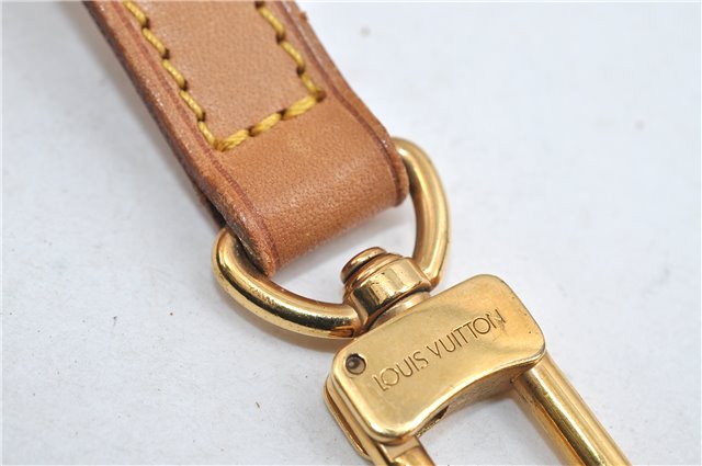 Authentic Louis Vuitton Leather Shoulder Strap Beige 39