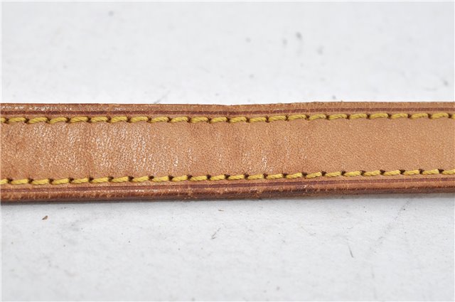 Authentic Louis Vuitton Leather Shoulder Strap Beige 39