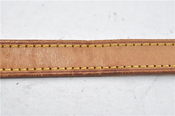 Authentic Louis Vuitton Leather Shoulder Strap Beige 39" LV 0655D