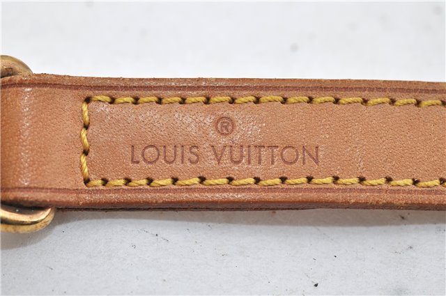 Authentic Louis Vuitton Leather Shoulder Strap Beige 39