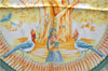 Authentic HERMES Carre 90 Scarf "ALOHA" Silk Orange Box 0656D