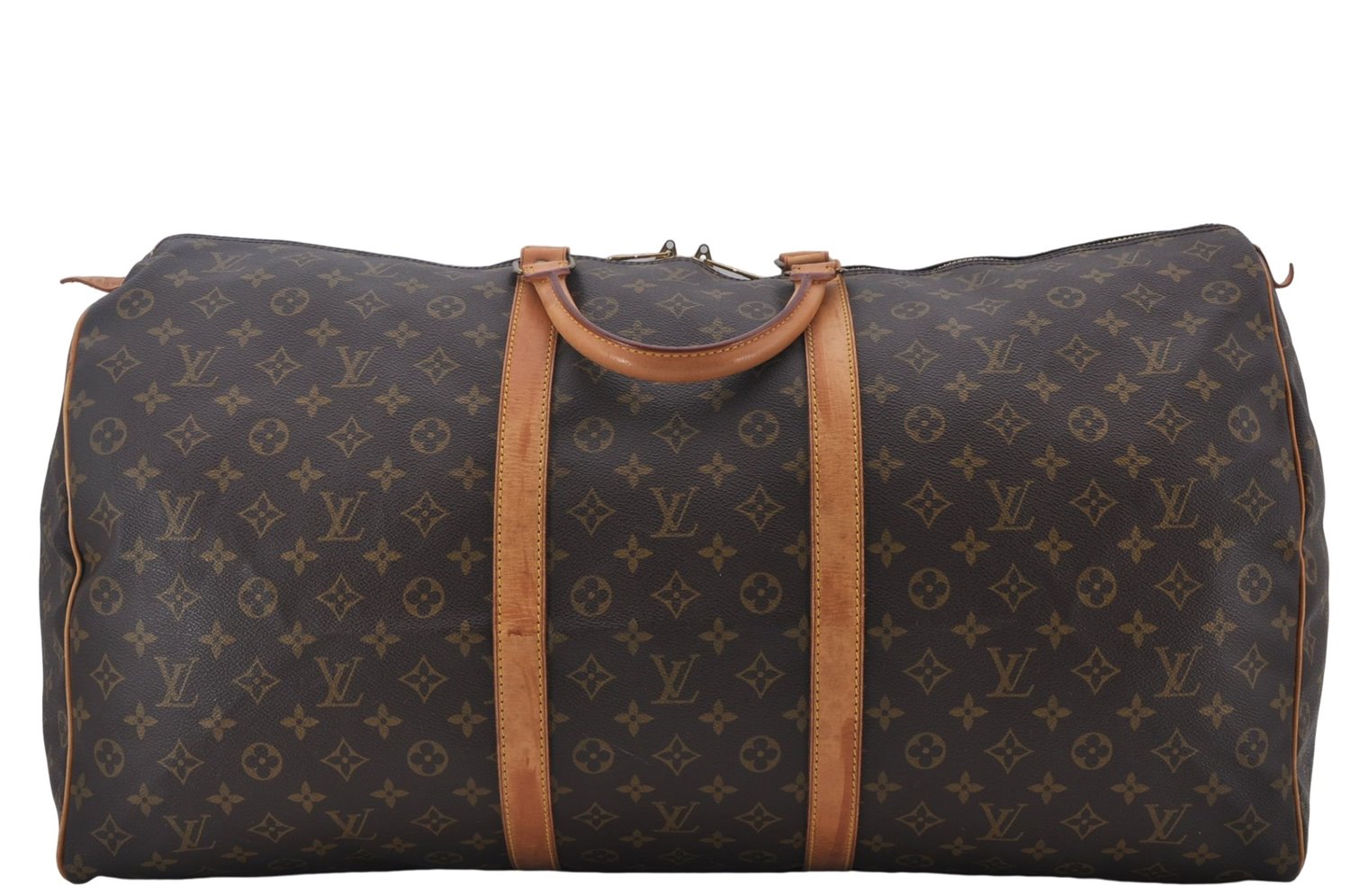 Authentic Louis Vuitton Monogram Keepall 60 Travel Boston Bag M41422 LV 0656E