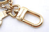 Authentic Louis Vuitton Porte Cles Confidence Charm Key Ring M65088 Gold 0659C