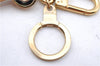 Authentic Louis Vuitton Porte Cles Confidence Charm Key Ring M65088 Gold 0659C