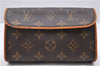 Auth Louis Vuitton Monogram Pochette Florentine Pouch Waist Bag M51855 LV 0660D