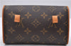 Auth Louis Vuitton Monogram Pochette Florentine Pouch Waist Bag M51855 LV 0660D