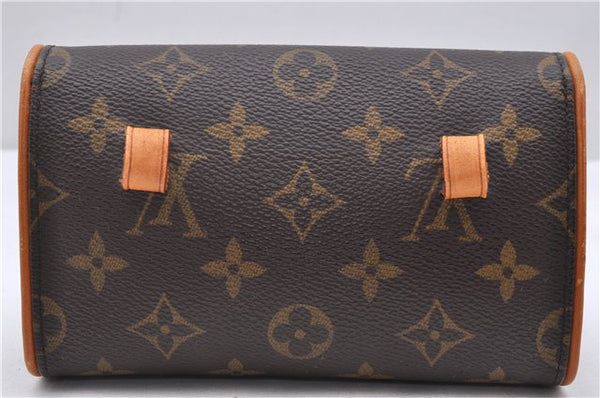 Auth Louis Vuitton Monogram Pochette Florentine Pouch Waist Bag M51855 LV 0660D