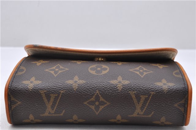 Auth Louis Vuitton Monogram Pochette Florentine Pouch Waist Bag M51855 LV 0660D