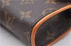 Auth Louis Vuitton Monogram Pochette Florentine Pouch Waist Bag M51855 LV 0660D