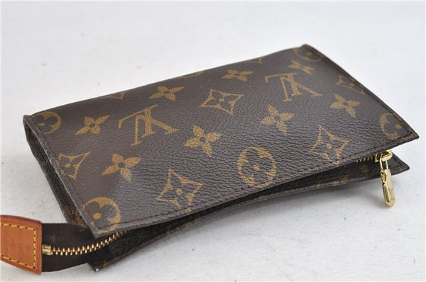 Authentic Louis Vuitton Monogram Pouch For Bucket PM LV 0662D