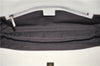 Authentic GUCCI Horsebit Shoulder Tote Bag Leather 114913 White 0663D