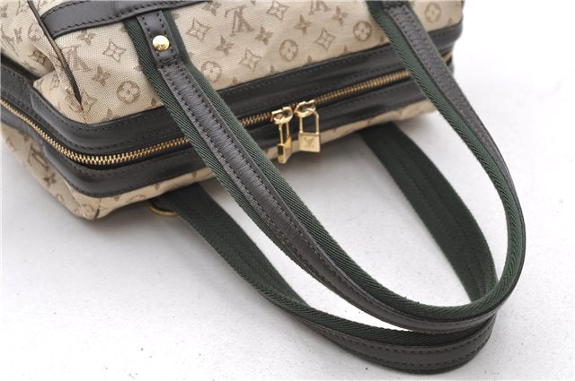 Auth Louis Vuitton Monogram Mini Josephine PM Hand Bag M92215 Khaki Beige 0669D