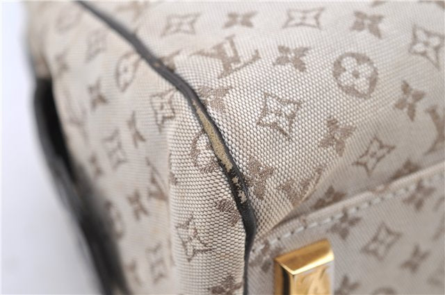 Auth Louis Vuitton Monogram Mini Josephine PM Hand Bag M92215 Khaki Beige 0669D