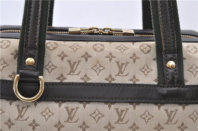 Auth Louis Vuitton Monogram Mini Josephine PM Hand Bag M92215 Khaki Beige 0669D