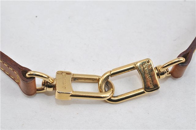 Authentic Louis Vuitton Leather Shoulder Strap Beige 30.3-34.3